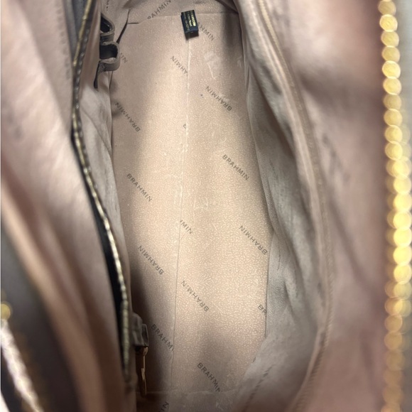 ✨Brahmin Duxbury Dome Satchel Pewter Melbourne Genuine Leather NWT✨ - Picture 6 of 7